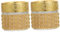 Beavorty 2pcs Travel Lotion Dispensing Bottle Double-sided Gloves Sprayer Sprinkler Head Canning Jar Lids Filled Empty Bottle Universal Nozzle Vacuum Sponge Matte Scrubber Golden Glass