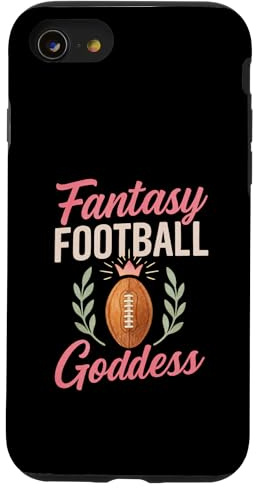 Fantasy Football Goddess Pink Crown Hülle für iPhone SE (2020) / 7/8