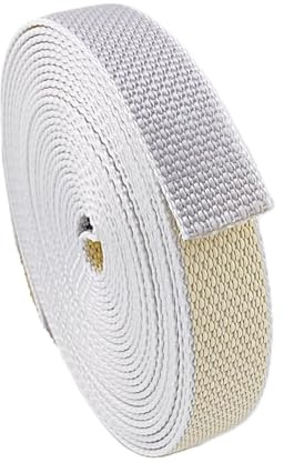 Rollladengurt 23 mm – Ersatzgurtband für Rolladen – Wendegurt Grau/Beige – PP Gurtband – 6 m / 50 m – Made in Germany (50m)