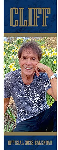 Official Sir Cliff Richard 2022 Calendar - Month To View Slim Wall Calendar (The Official Cliff Richard Slim Calendar 2022)