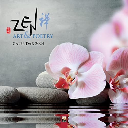 Zen Art & Poetry - Zen Kunst und Poesie 2024: Original Flame Tree Publishing-Kalender [Kalender] (Wall-Kalender)