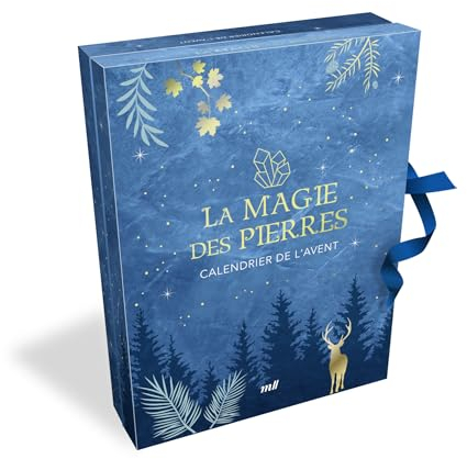 Calendrier de l'Avent - La magie des pierres (coffret): 22 pierres naturelles et des cadeaux surprises pour attendre Noël