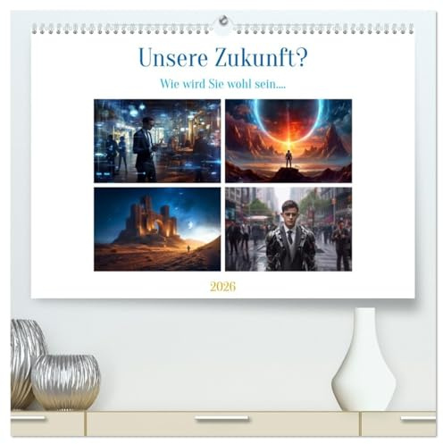 Unsere Zukunft? (hochwertiger Premium Wandkalender 2026 DIN A2 quer), Kunstdruck in Hochglanz: Was ist unsere Zukunft. Wie gestalten wir unsere ... Kalender zeigen. (CALVENDO Technologie)
