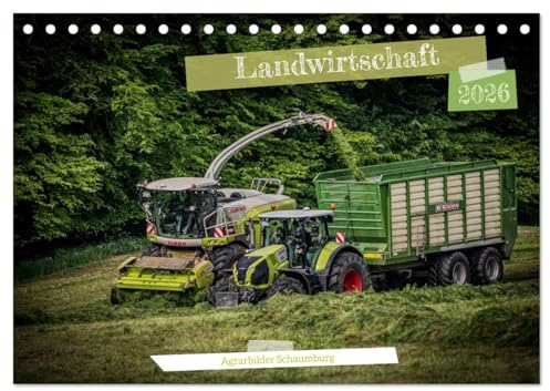 Landwirtschaft 2026 (Tischkalender 2026 DIN A5 quer), CALVENDO Monatskalender: Landwirtschaft von der Saat bis zur Ernte (CALVENDO Technologie)