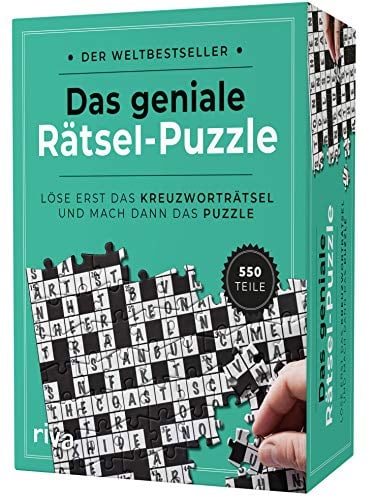 Das geniale Rätsel-Puzzle : Löse erst das Kreuzworträtsel und mach dann das Puzzle