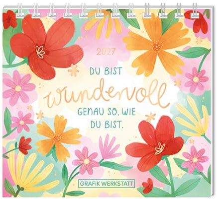 Mini-Kalender 2027 Du bist wundervoll: Mini-Kalender