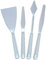 Major Brushes Plastic Palette Knives Pack of 4