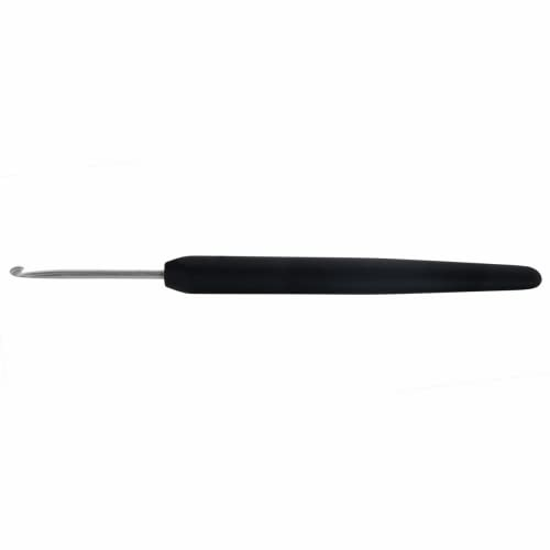 KnitPro KP30813 | Silver Aluminium Soft Feel Single Ended Crochet Hook | 3mm