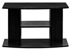 Diversa Aquarium Unterschrank Budget für Becken 80 x 35 x 60 mit gewölbter Frontscheibe Schwarz