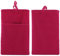 NOVAGO Pochette Chaussette Velours Kangourou pour Smartphone ou Bijoux Grand Format Taille L : 10 x 16.4 cm ; 6.0 '' par Exemple S24 S23 S22 S21 S20-Rose