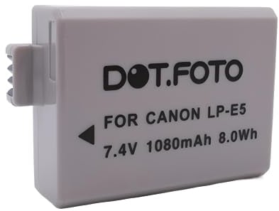Dot.Foto LP-E5 Premium 7.4v / 1050mAh Rechargeable Battery for Canon EOS 450D, 500D, 1000D