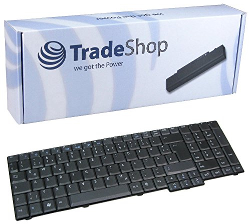 Original Laptop-Tastatur/Notebook Keyboard Ersatz Austausch Deutsch QWERTZ für Acer Aspire 7500 7520 7700 7720 7720G 7720Z 8530 8920 8930 9300 9301 9301WSMi 9303WSMi 9304 (Deutsches Tastaturlayout)
