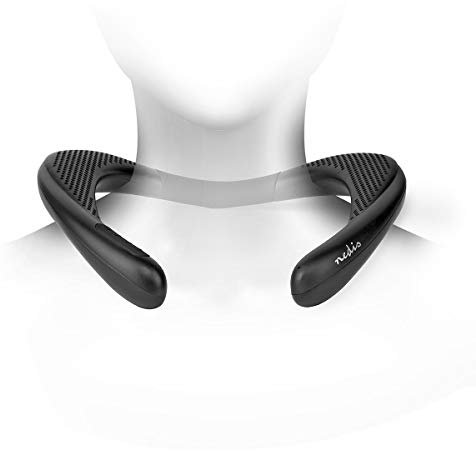 Nedis Haut -Parleur Bluetooth | Temps de Lecture de la Batterie: Jusqu'à 10 Heures | Conception du Cou | 6 W | Stereo | Microphone intégré | Noir