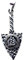 Kiss of Leather Anhänger Pfeilspitze aus 925 Sterling Silber Nr. 387