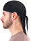 Arcweg Bandana Cap Atmungsaktiv Schnelltrocknend Kopftuch Pirat Kappe UV Schutz Bandanas Verstellbar Radsport Fahrrad Kopfbedeckung Sommermütze Sonnencap Schwarz