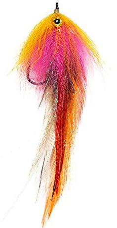 Streamer Fly, Feather Sharp Haken Forelle Lachs Steelhead Pike Streamer Fly Fishing Flies Tool