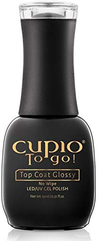 Top Coat Gellack Glossy No Wipe Top Coat Vesiegler Soak Off Top Coat Longlasting Flexible Super Shiny15 ml