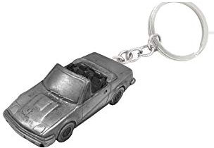 ref273a Schlüsselanhänger, britisches Oldtimer, TR7 Cabrio (RH Drive)