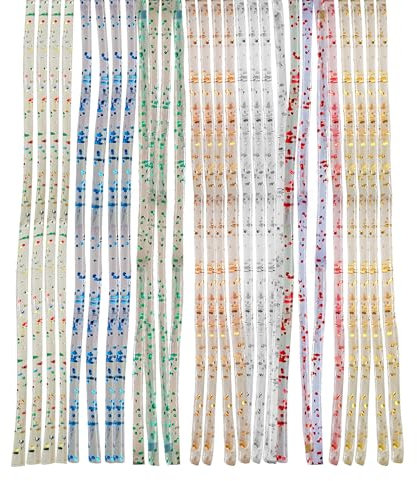 TENDEEVOLUTION Tenda Antimosche con Fili in Plastica Glitter, Misure e Colori Personalizzabili. Tenda per Mosche da Esterno, adatta a Porte, Finestre, Verande e Balconi (BLU, 100 cm X 240 cm)