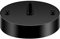 YnGia Industrial Rose Fitting Canopy Kit 120mm for Pendant Light Light Wall lamp Chandelier 1 Pack, Matt Black Single Hole with Ceiling Plate Bracket 100mm Earth