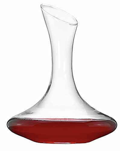 SOLAVIA Carafe Decanter Clear Glass Wine Whisky Decanting Vessel 700ml H25cm Ship's Decanter, Port Brandy Spirits Kitchen Accessory