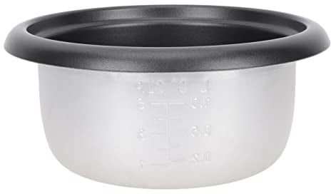 PATKAW Liner Rice Cooker, 1 Pc Rice Cooker Liner Pot Rice Cooker Inner Liner Non- stick Cooking Pot 2L Replacement Pot for Kitchen Cooking Cake Baking Container