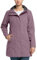 33,000ft Veste Softshell femme Veste légère imperméable de pluie Veste longue de transition Veste fonctionnelle Veste coupe-vent Manteau Softshell à capuche respirant, Rose violet., XL