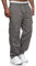 Jolicloth Herren Cargohose Baumwolle Outdoorhose Arbeitshosen Männer Lange Baggy Hose Casual Freizeithose Pants Grau XL