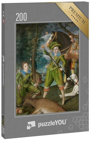 puzzleYOU: Puzzle 200 Teile „Robert Peake The Elder - Henryx Friedrich“