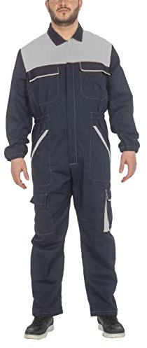 C.B.F. Balducci Group Tuta Da lavoro Multitasche (Blu/Ghiaccio, 3XL)