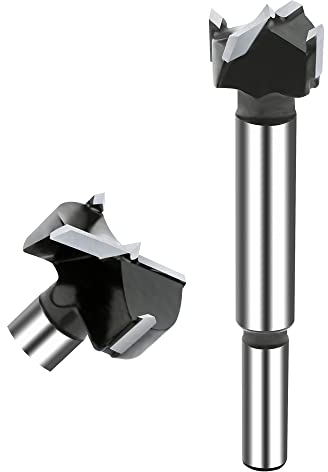 NICAVKIT 20mm Brocas Forstner de carburo para madera, Taladro de madera de carburo, Broca Fresadora Madera Hole Saw, Broca De Alas Planas Para Taladrar En Madera, Plástico, Madera Contrachapada