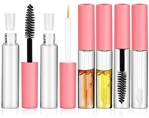 Beaupretty Mascara Behälter Leer, Wimpern Tube Leere Mascara Tube Eyeliner Flasche Leer Wimperntusche Tube Lippenstift Flasche Lipgloss Rohre