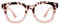 Madison Avenue Blue Light Blocking Glasses Oversized Fashion Blue Light Glasses for Women Anti Eyestrain & UV Protection Computer Eyeglasses (Gradient Brown)