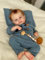 Anano Reborn Babypuppe Wie Echtes Baby 17 Zoll Weiches Silikon Baby Junge Babypuppen Lebensechte Realistisch Reborn Baby Puppe Mit Weichem Körper Handgewurzeltem Haar