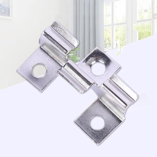 Edelstahl Clips Terrassenclips,100 Stück Decking Versteckt Abstandshalter Verschluss Tafel Clip WPC Dielen Befestigungsclips (11mm)