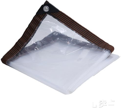 Grande Bâche Imperméable pour Travaux Lourds Petite Bâche Couverture Sol Multi-usages pour Les Couvertures Piscine, sur Mesure Qulamrdk (Color : Clear, Size : 3x6m)