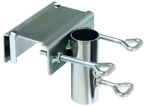Metal Umbrella Holder Clamp - Flag Poles, Parasols, Flexible Umbrella Clamp Balcony Clips for Umbrellas, Patio Umbrella Clamp Made of Metal, Fishing Umbrella Holder for Beach, Yard, Balcony