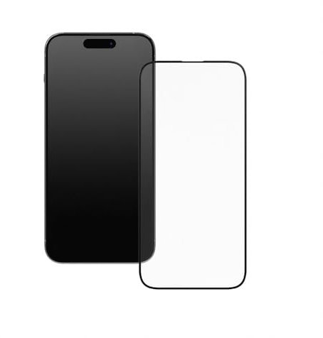 RHINOSHIELD 9H Tempered Glass Screen Protector Compatible with iPhone 15 Pro Max | High Transparency, Scratch and Blue Light Resistant, 3D Curved Full Coverage, Installation Tool Included