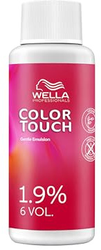 Wella Professionals Color Touch Emulsion 1,9% Entwickler – Demi-permanenter Aktivator für sanfte Tönungen & Glossing – Vegan – Für intensive Farbreflexe & Glanz– Hält bis zu 28 Haarwäschen – 60ml