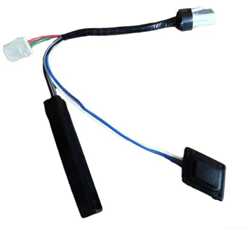Getdoublerich Ensemble de bouton de poignée de porte extérieure avant gauche avec câblage Ensemble de bouton de poignée de porte avant gauche pour Kia Sportage 2016-19 82657-D9000