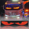 OrangeClub Bunte Augenlampe Soft Screen für Autofenster DIY Car Dynamic Smart Colorful Eye Lamp LED Eyes (120 * 595mm)