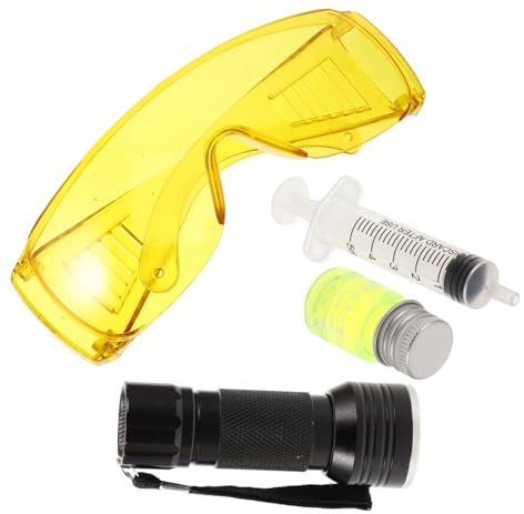TINEASUR Kit De Détecteur De Fuite De Alternatif Pour Voiture Détecteur De Fuite De Alternatif Réparation De Climatisation À Domicile