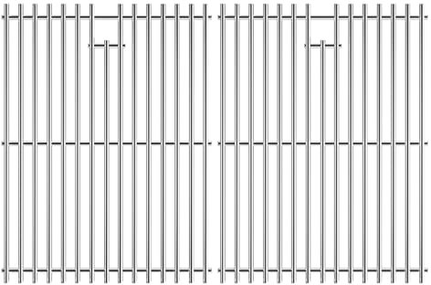 15 Stainless Steel Cooking Grate for Weber Spirit 200 Series, Spirit E/S 200 & 210 with Side Control Panel, Spirit 500, Genesis Silver A, Grill Grate Replacement for Weber 7522 7523 7521 65904 65905
