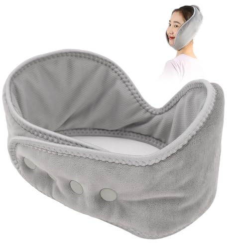 Gesichts Heizkissen, USB Elektrisches Gesichts-Heizkissen mit 3 Wärmeeinstellungen und 3 Vibrationsmodi, Kiefergelenk Entlastungs Kiefer Heizkissen für Kinn-Weisheitszähne