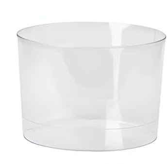 Sanjoma Chemical Solutions - Pack economico vasos chiquitos - Material Poliestireno reutilizable - Color Transparente (Pack 200)
