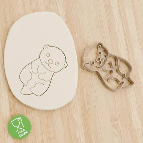 Otter baby 2 Cookie Cutter Fondant Keksstempel/Ausstechform Keksausstecher Plätzchen ca. 8cm