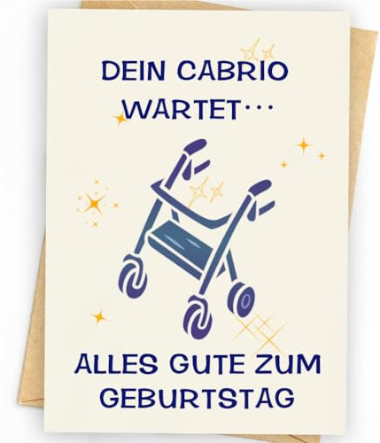 Zalingo Lustige Geburtstagskarten für Frauen Männer, Geburtstag Karte für Ehemann Frau Vater Mutter, frohe Geburtstag Geschenke für Bruder Schwester Freunde Familie Ihn Sie