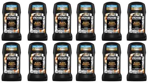 12x AXE Deo-Stick Black Vanilla Orange & Sandalwood 72h Schutz, Schutz gegen starkes Schwitzen und Körpergeruch,Deostick Fine Fragrance Collection 50ml (12er Pack)