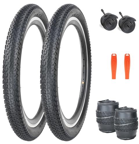 WEEROCK 2er-Pack Faltbarer 20/24/26/27.5/29 Zoll Reifen 20/24/26/27.5/29x2.125 Mantel Fahrrad Ersatzreifen für Fahrrad,MTB für Mountainbike Kinderfahrrad, Commuter Bike