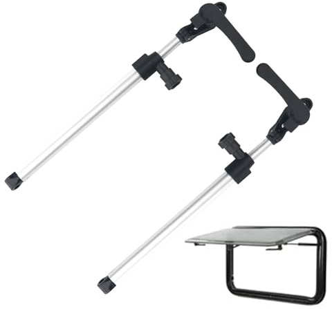 HGBFLTY Braccetti Finestre Camper Rimorchio for Camper con Finestra in Lega di Alluminio da 305 mm-437 mm Asta Supporto Sollevamento telescopica